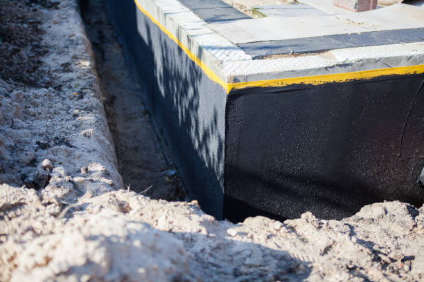 Residential Basement Waterproofing installation at a Oconto, WI home by SJ Waterproofing Pros